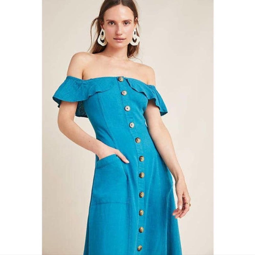 Anthropologie Oahu Midi Dress
